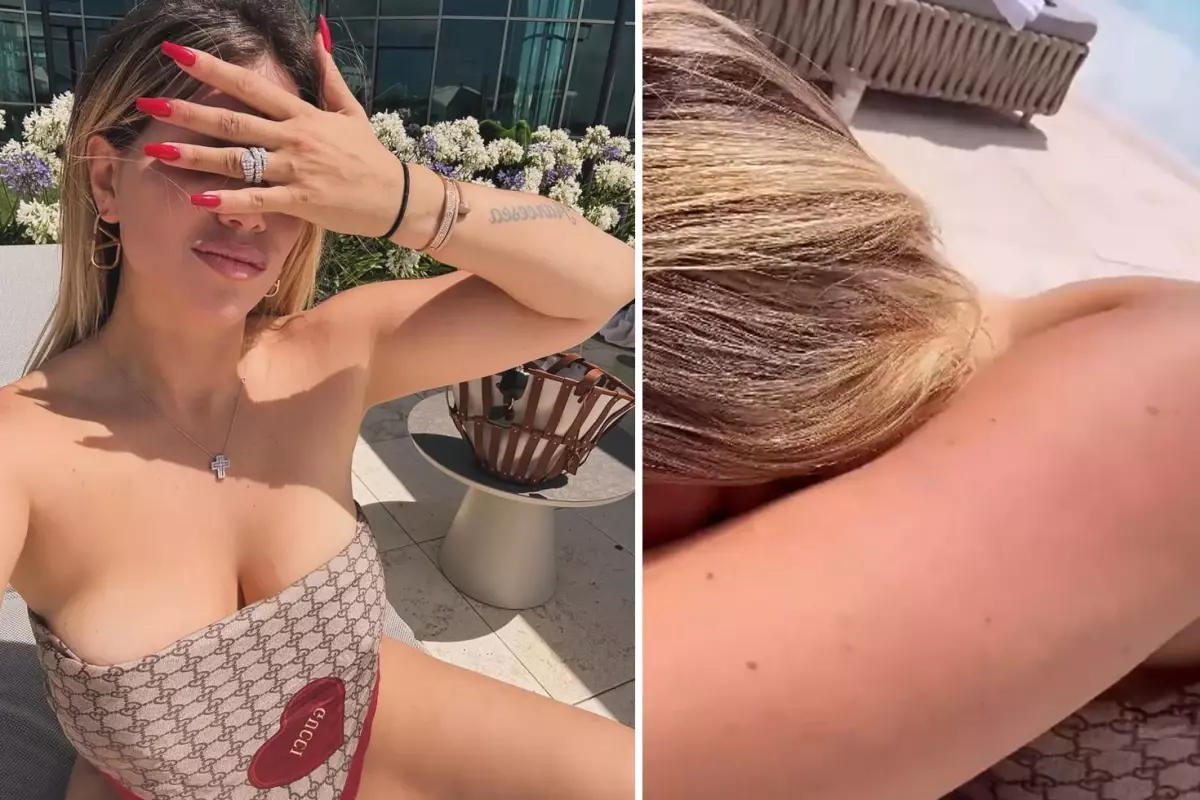 Dur durak bilmiyor: Wanda Nara’dan sere serpe pozlar